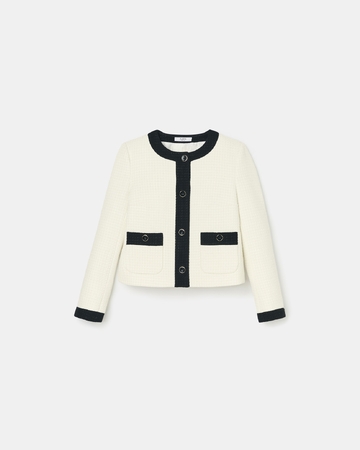 Waltz Jacket Ecru tweed jacket ZAPA
