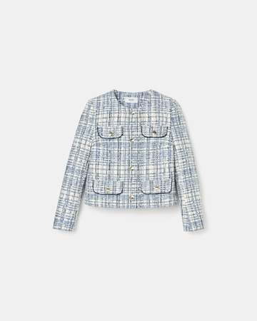 Valsa Jacket Blue tweed jacket ZAPA