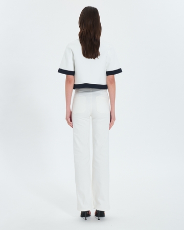 Vanilla Shirt Short two-tone shirt ZAPA
