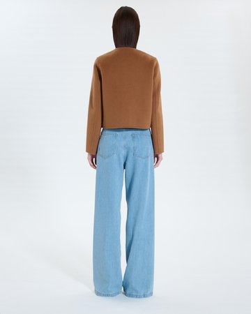 Valine Jacket Short camel jacket ZAPA