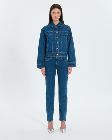 Monge jacket Baby blue denim jacket ZAPA