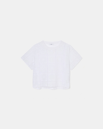 Top Trevor Top in ecru English embroidery ZAPA