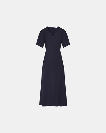 Rivia dress Night crepe flared dress ZAPA