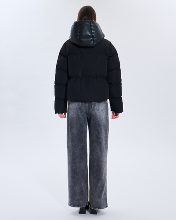 Dets Puffy jacket Dets Puffy jacket Black ZAPA