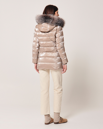 Dalya Puffy jacket Dalya Puffy jacket Iced Chestnut ZAPA
