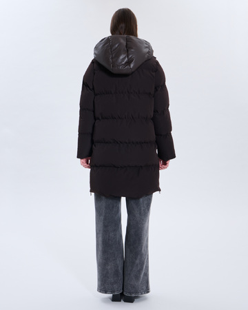 Ditsa Puffy jacket Ditsa Puffy jacket Chocolate ZAPA