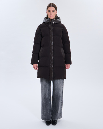 Ditsa Puffy jacket Ditsa Puffy jacket Chocolate ZAPA