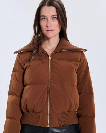 Dimitri Puffy jacket Dimitri Puffy jacket Tobacco ZAPA