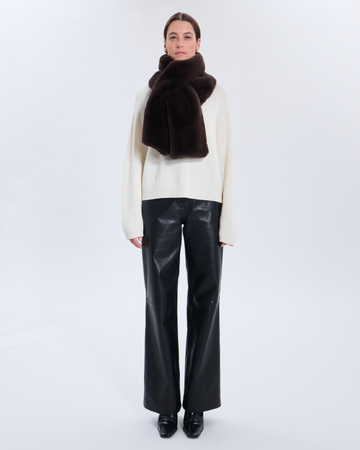 Eliane Scarf Eliane Scarf Chocolate ZAPA