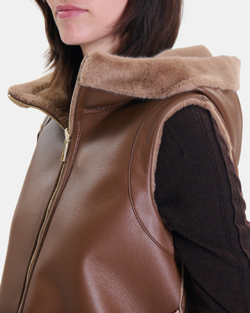 Gentab vest Camel reversible vest ZAPA