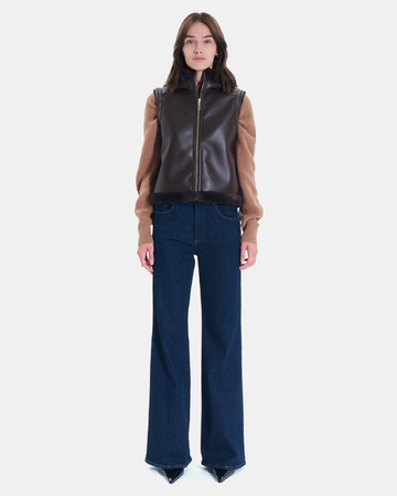 Gentab vest Reversible chocolate vest ZAPA