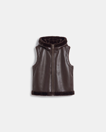 Gentab vest Reversible chocolate vest ZAPA