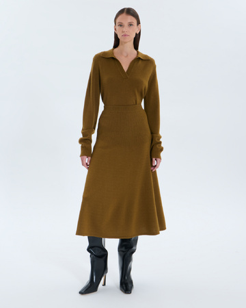 Justine Skirt Justine Skirt Olive ZAPA