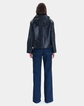 Marjo coat Short black jacket ZAPA