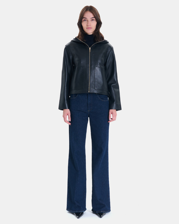 Marjo coat Short black jacket ZAPA