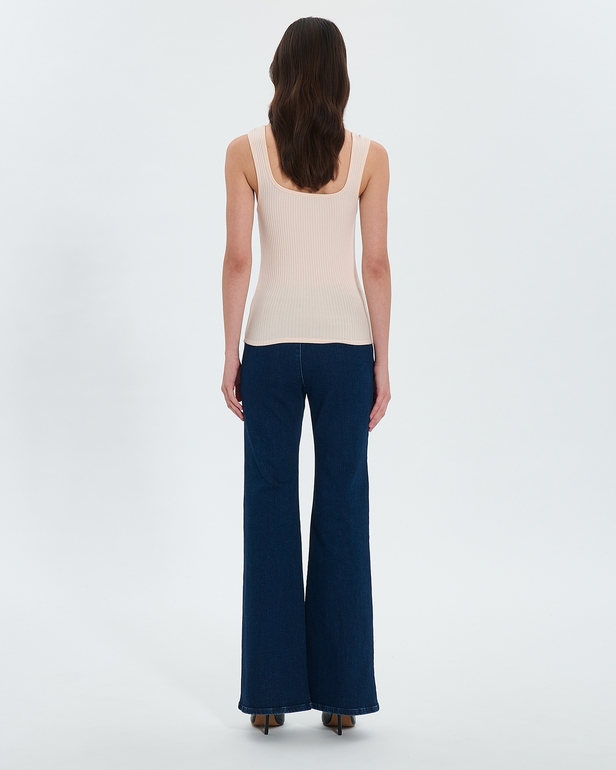 Top Torride Khaki knitted tank top ZAPA