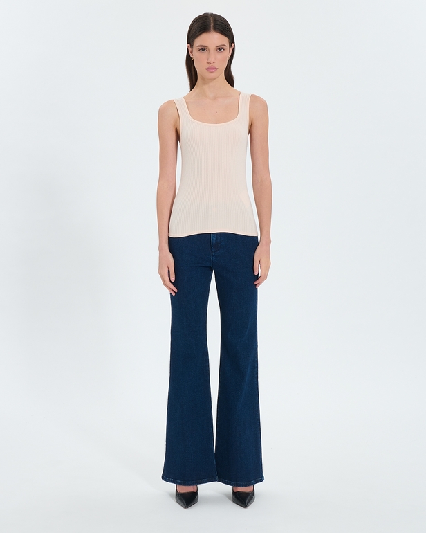 Top Torride Khaki knitted tank top ZAPA