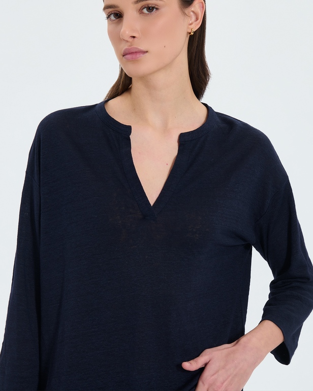 Top Jersey Tilleul Nighttime 3/4 sleeve top ZAPA