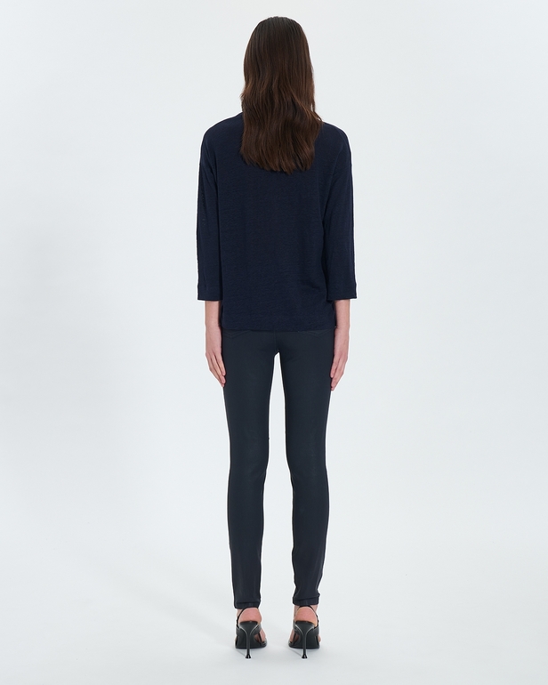 Top Jersey Tilleul Nighttime 3/4 sleeve top ZAPA