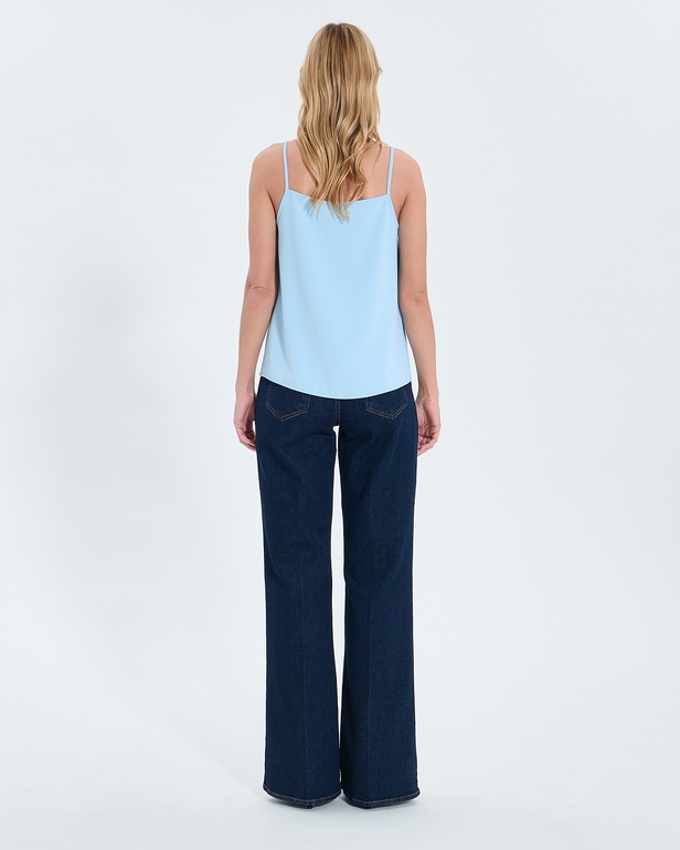 Top Tobera Sky blue tank top ZAPA