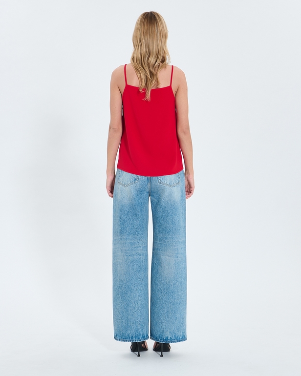 Top Tobera Red tank top ZAPA