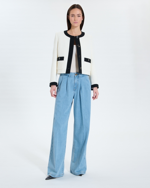 Waltz Jacket Ecru tweed jacket ZAPA