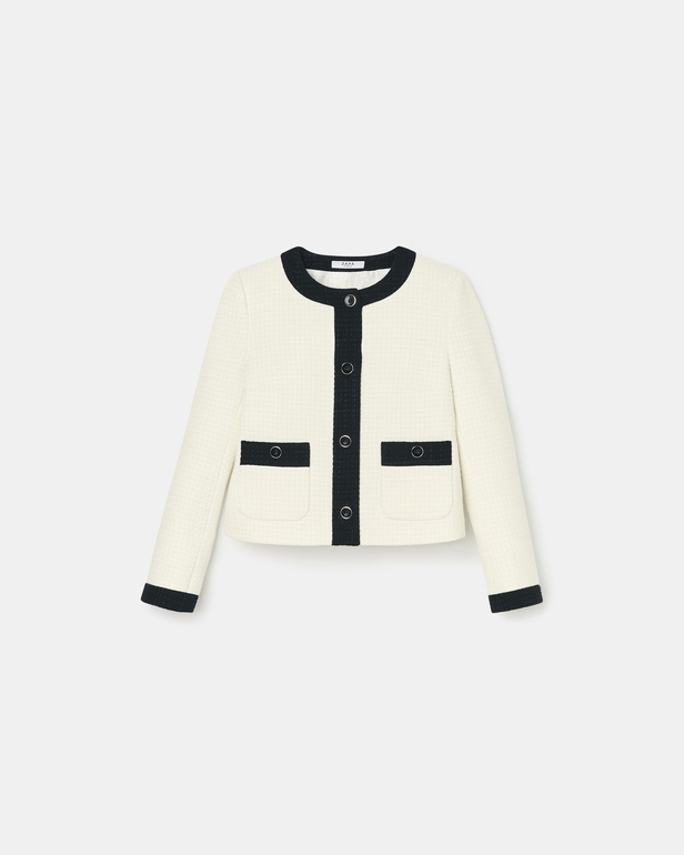 Waltz Jacket Ecru tweed jacket ZAPA
