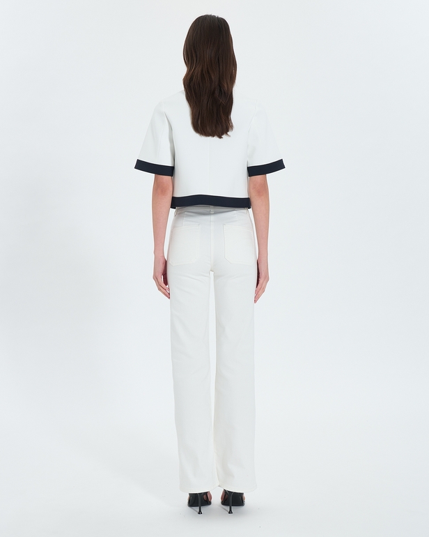 Vanilla Shirt Short two-tone shirt ZAPA