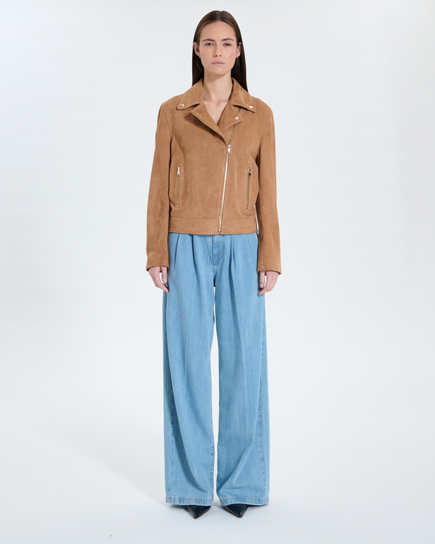 C Hancore Jacket Beige suede perfecto ZAPA