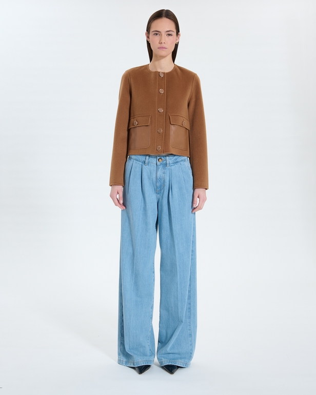 Valine Jacket Short camel jacket ZAPA