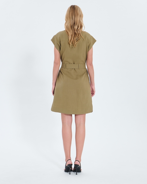 Rosen dress Khaki shirt dress ZAPA
