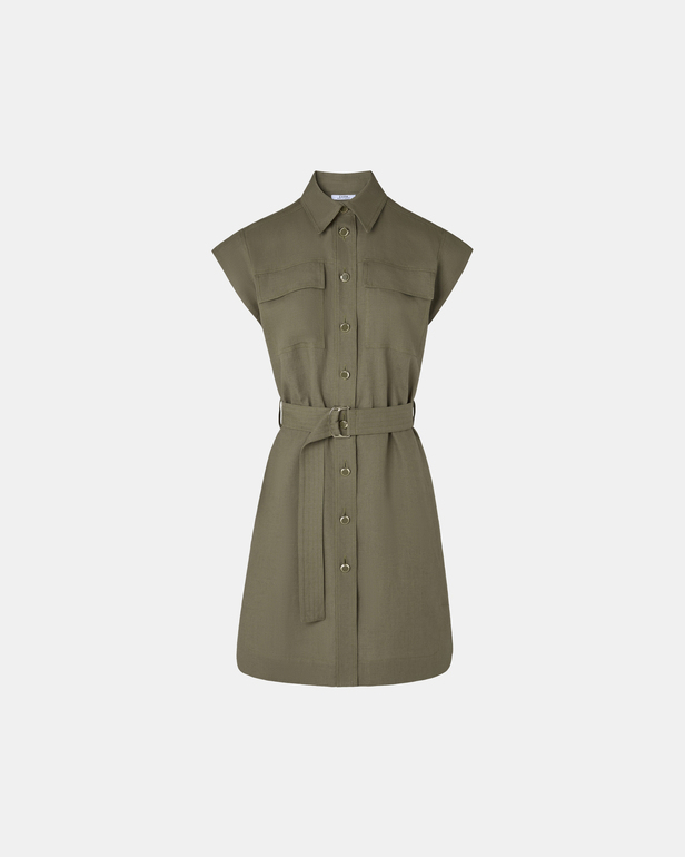 Rosen dress Khaki shirt dress ZAPA