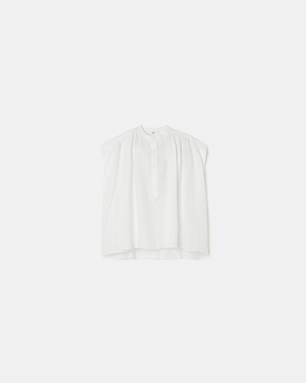 Caty Shirt White flowy cotton shirt ZAPA