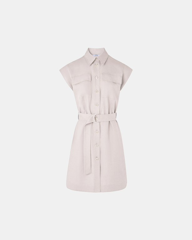 Rosen dress Ecru shirt dress ZAPA