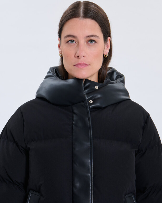 Dets Puffy jacket Dets Puffy jacket Black ZAPA