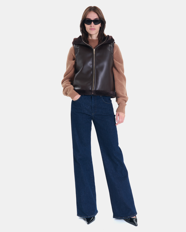 Gentab vest Reversible chocolate vest ZAPA