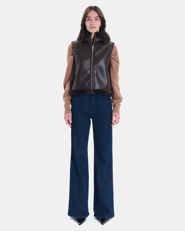 Gentab vest Reversible chocolate vest ZAPA