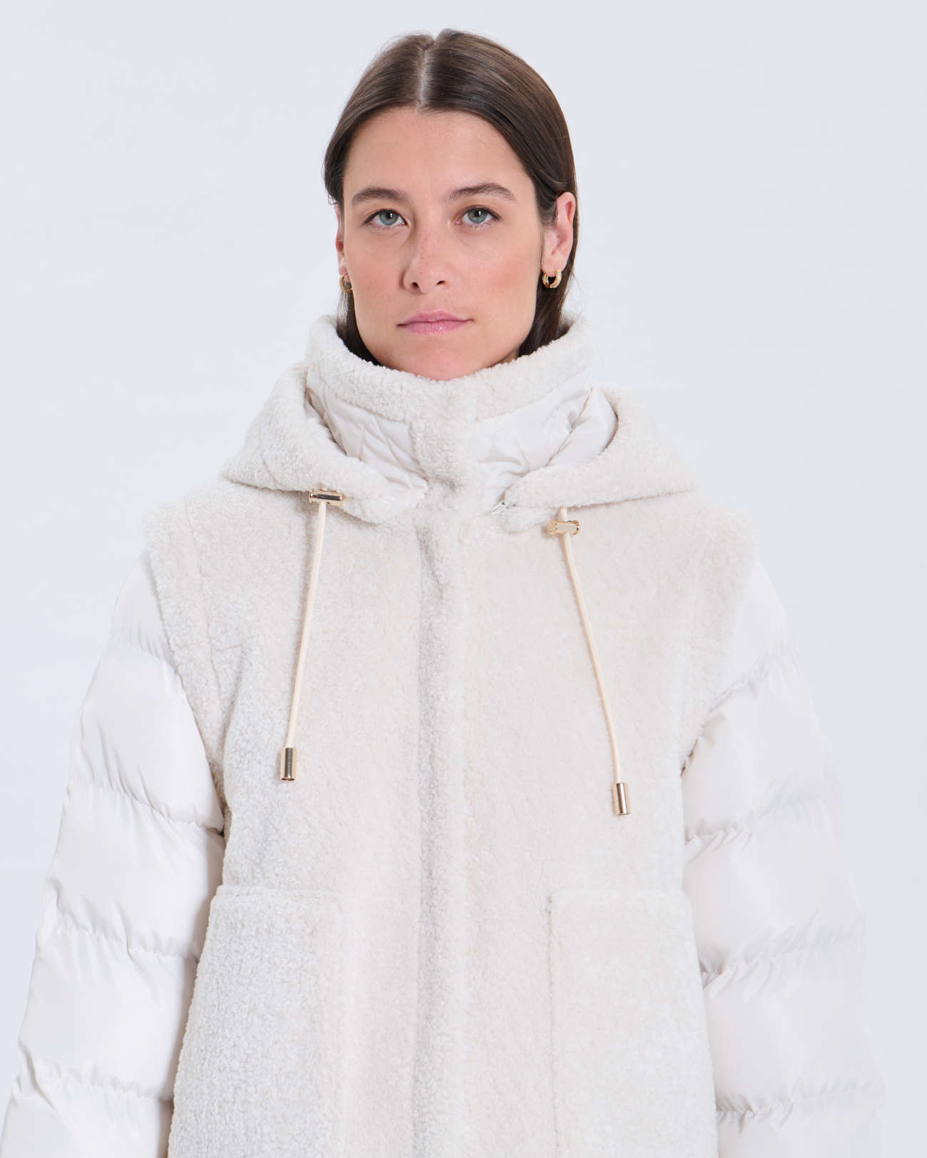 Modesta Puffy jacket Modesta Puffy jacket Chocolate ZAPA