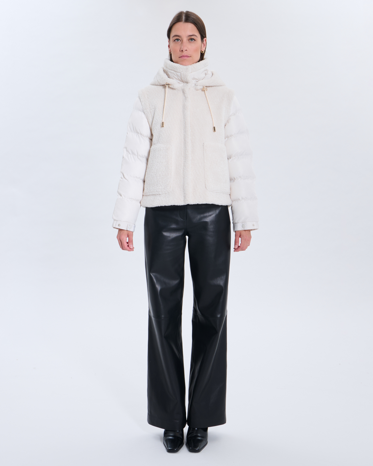 Modesta Puffy jacket Modesta Puffy jacket Chocolate ZAPA