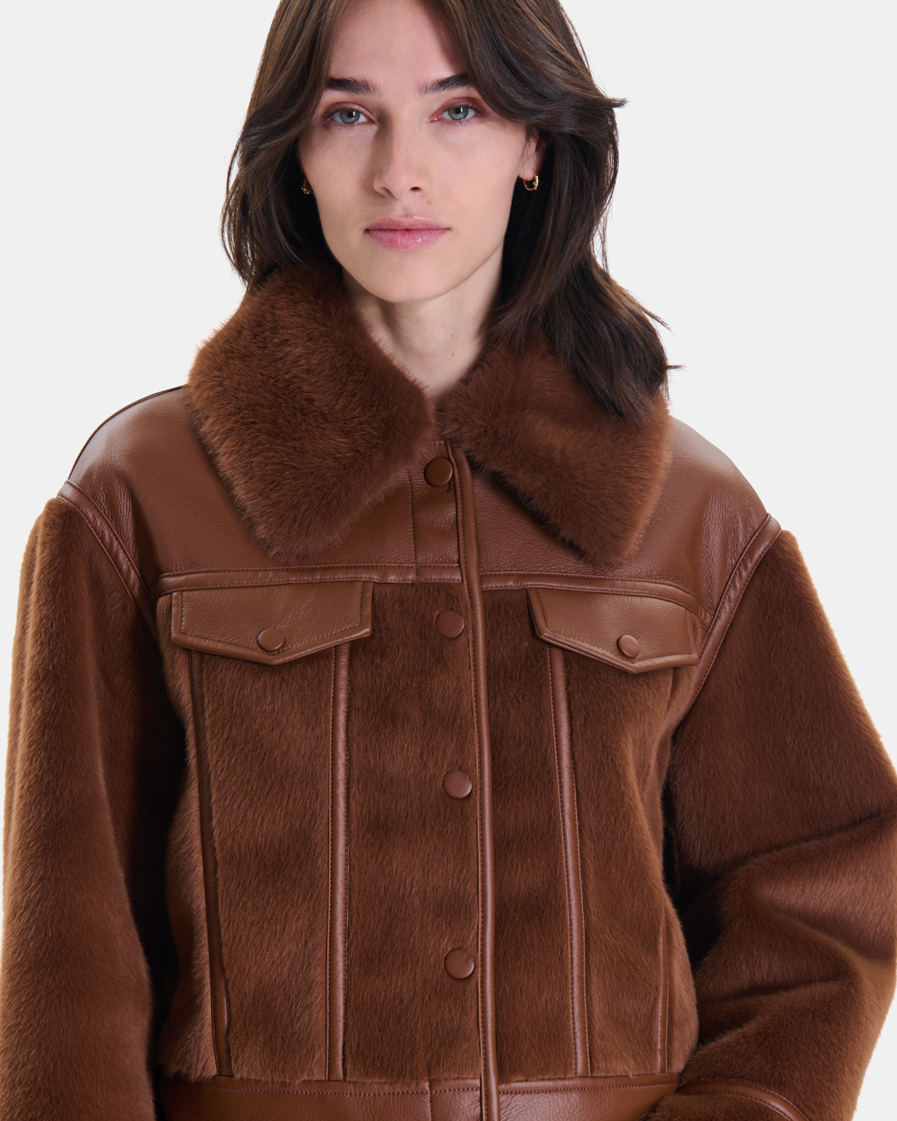 Manzie Coat Manzie Coat Chocolate ZAPA