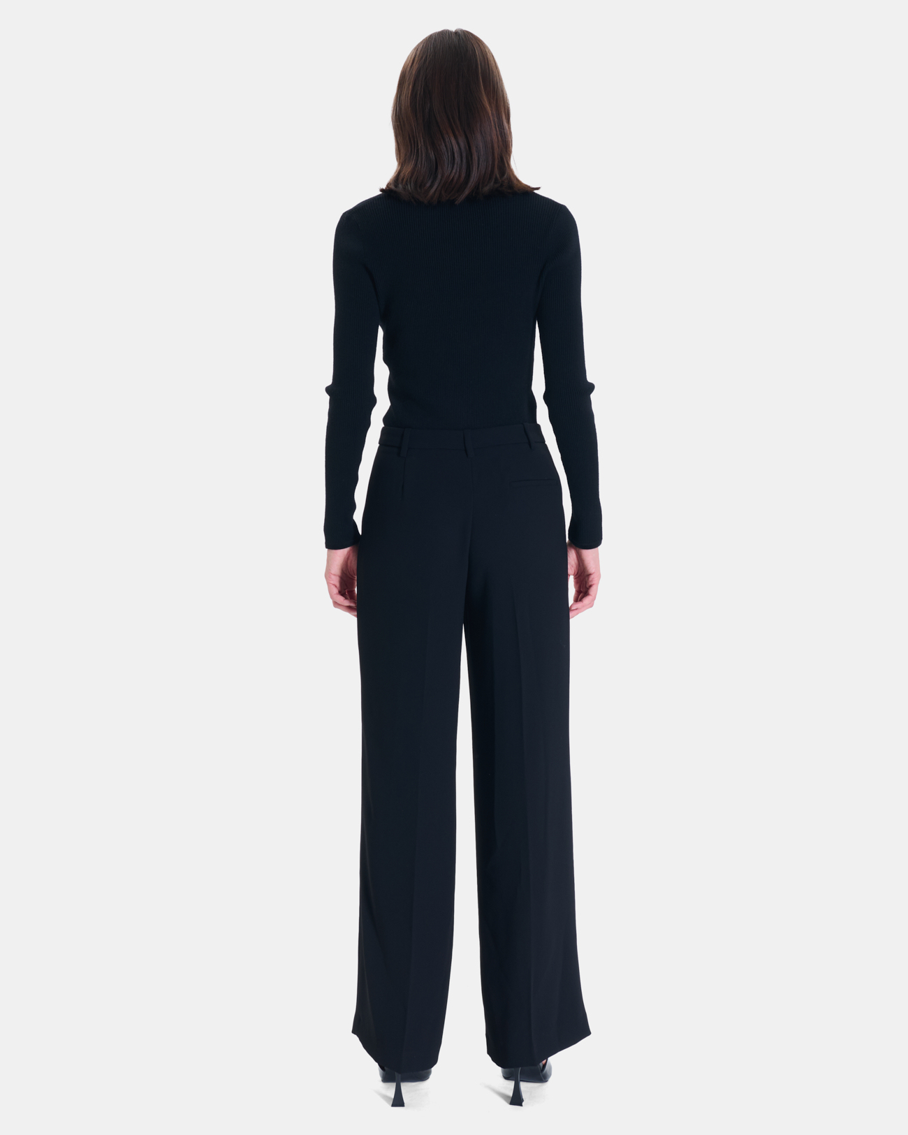Pleyel trousers black wide-leg trousers ZAPA