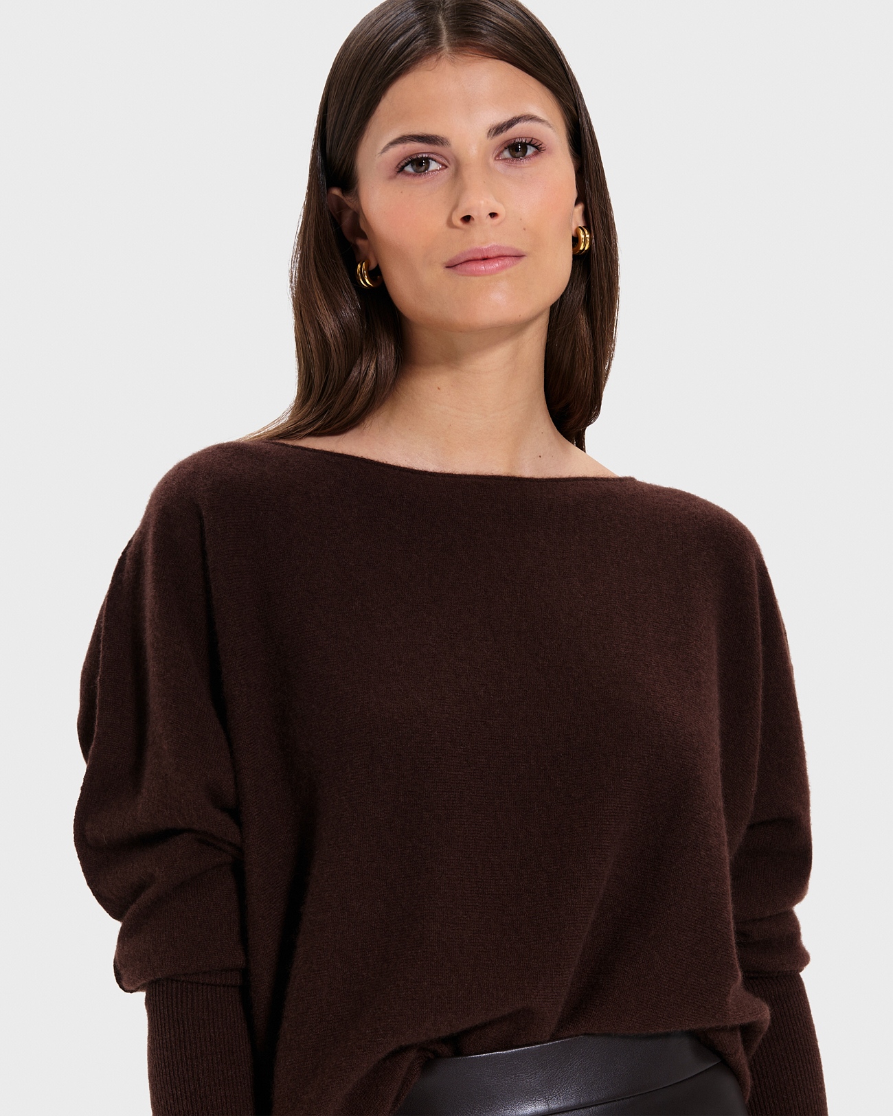 Penseeboat Sweater Penseeboat chocolate cashmere sweater ZAPA