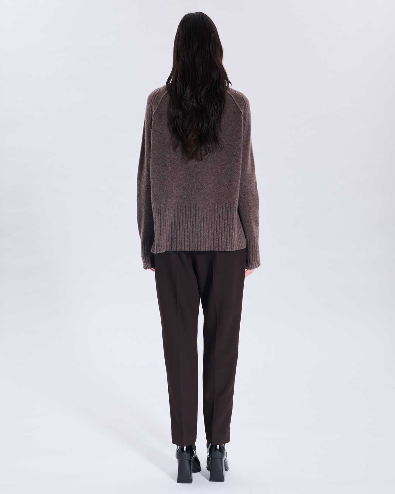 Nefeli Sweater Nefeli hazelnut cashmere sweater ZAPA