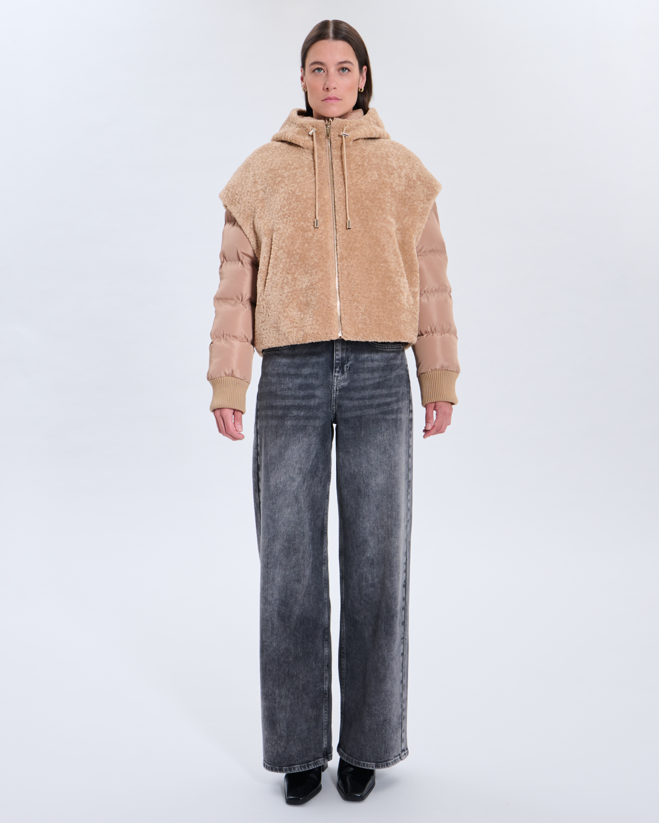 Marguerite Puffy jacket Marguerite Puffy jacket Camel ZAPA