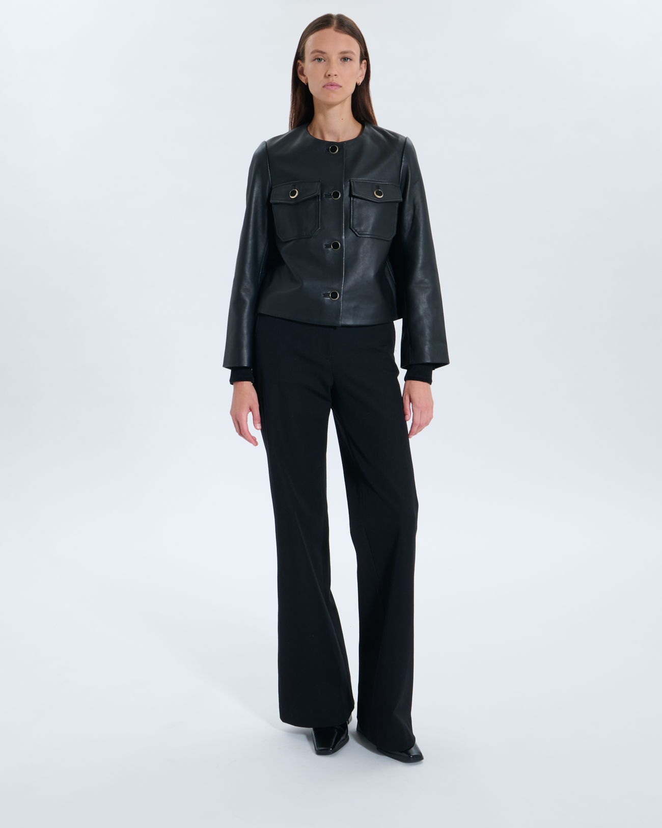 Volia Jacket Volia Black Leather Jacket ZAPA