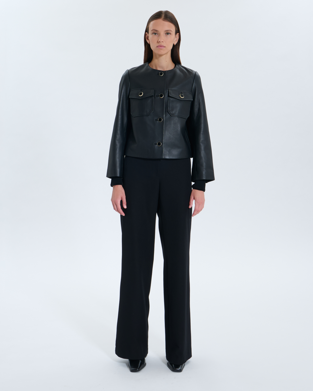 Volia Jacket Volia Black Leather Jacket ZAPA
