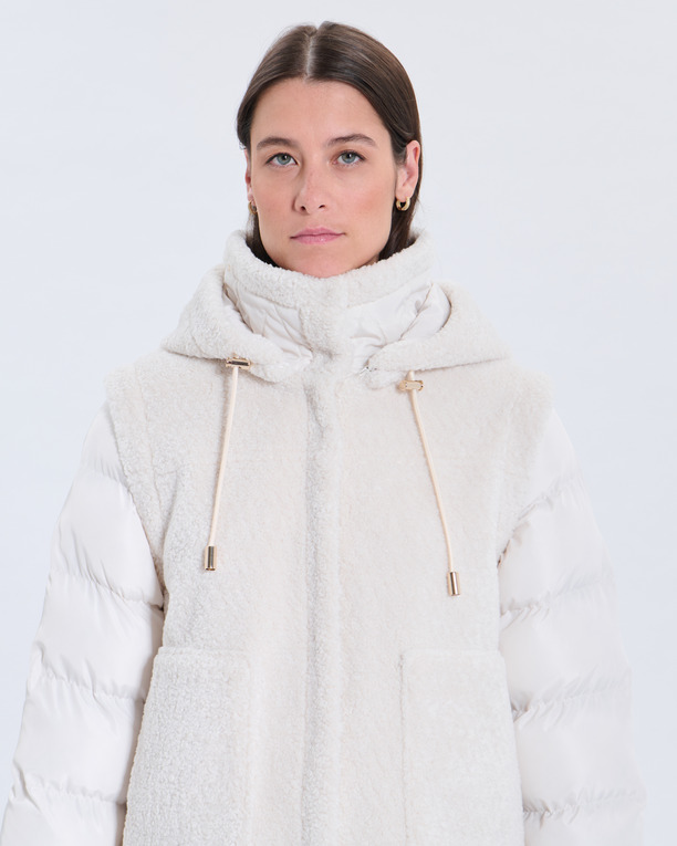 Modesta Puffy jacket Modesta Puffy jacket Chocolate ZAPA