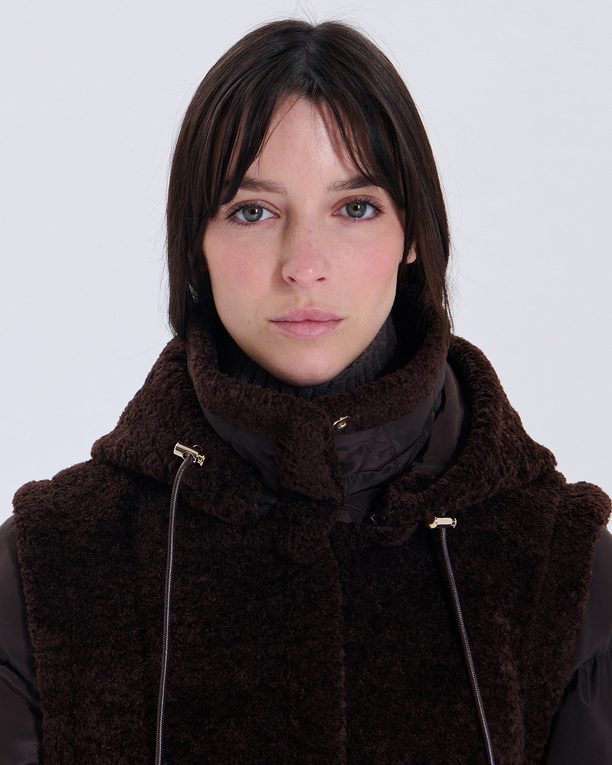 Modesta Puffy jacket Modesta Puffy jacket Chocolate ZAPA
