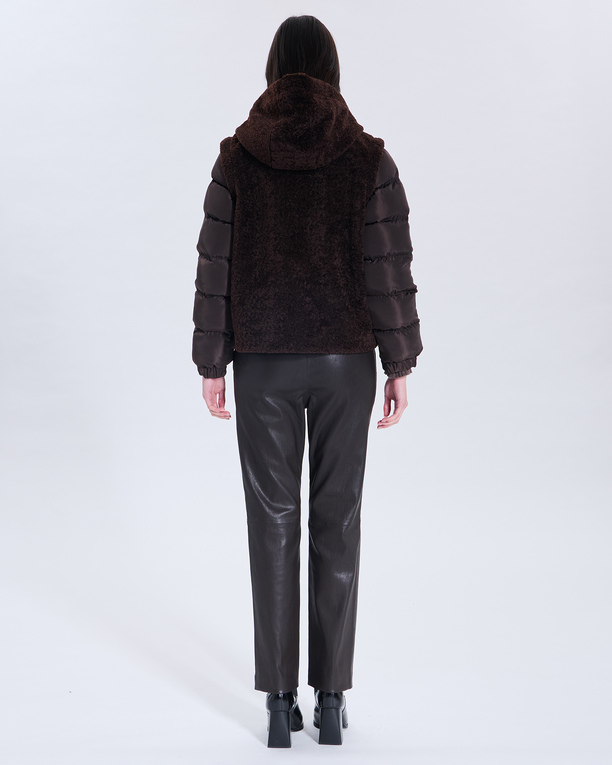 Modesta Puffy jacket Modesta Puffy jacket Chocolate ZAPA