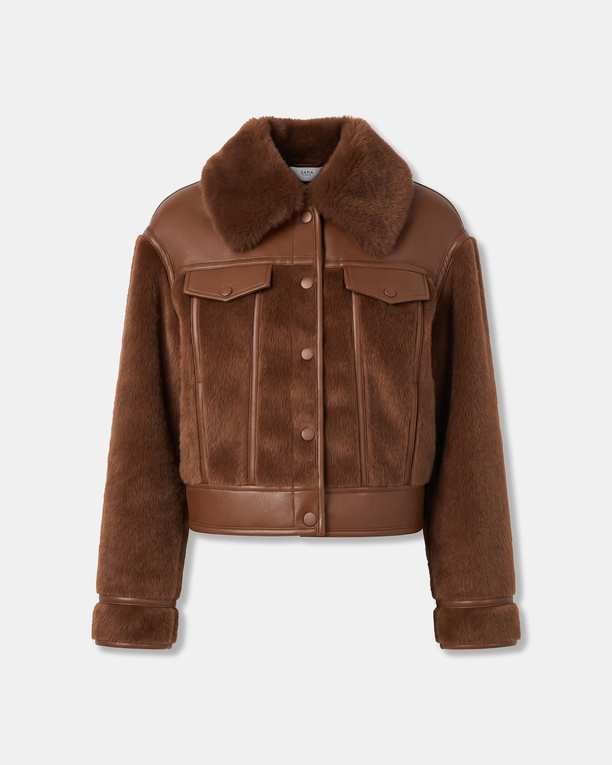 Manzie Coat Manzie Coat Chocolate ZAPA